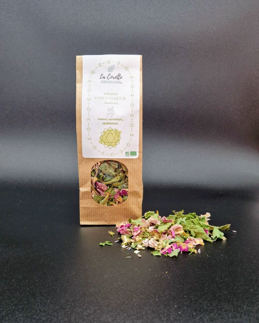 Tisane Chakra du coeur "Coeur végétal" Amour - Compassion - Ouverture