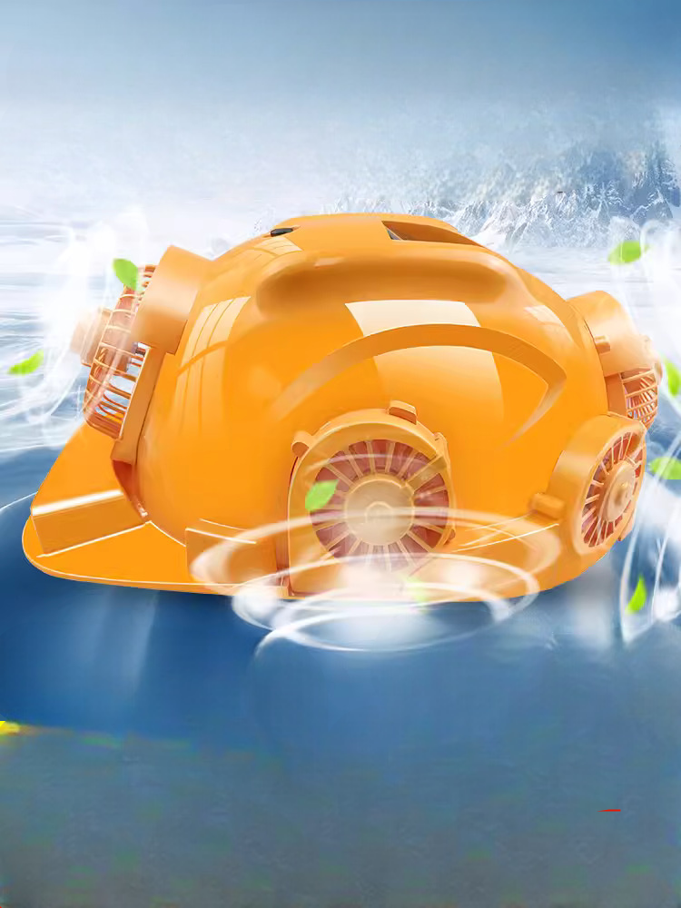Solar-Powered Safety Hat for Construction Workers
