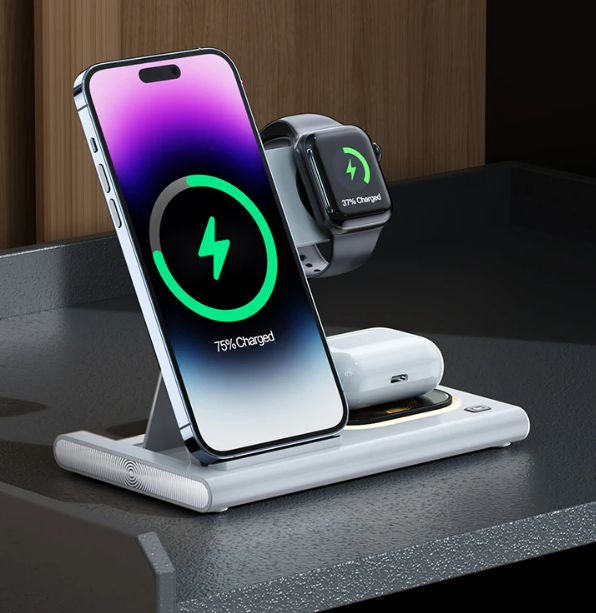 3-in-1 Wireless Charger Stand Pad