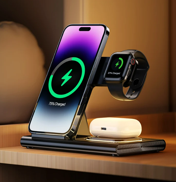 3-in-1 Wireless Charger Stand Pad
