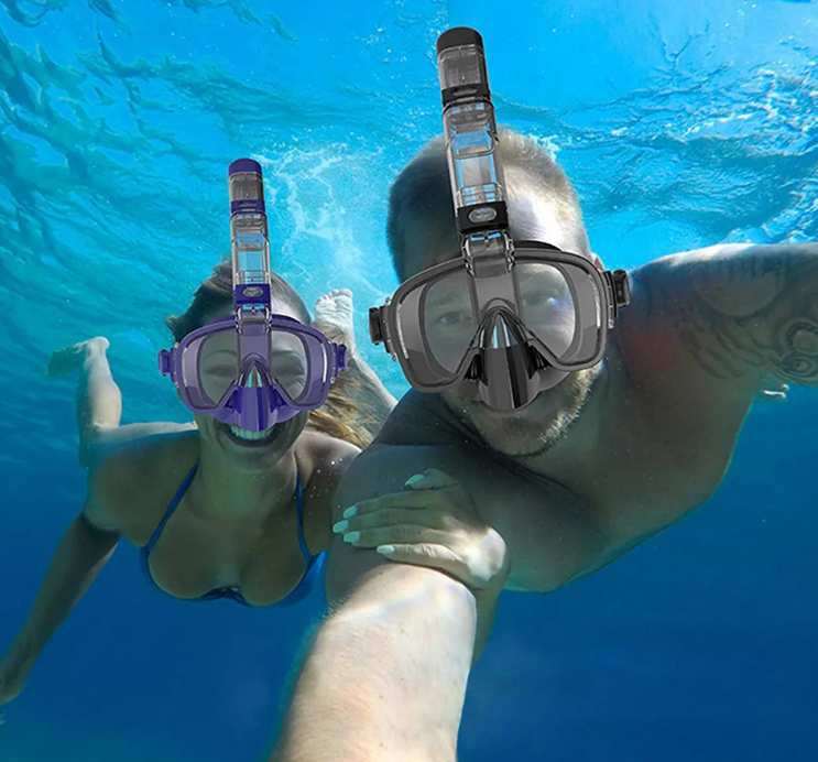 Foldable Anti-Fog Diving Mask Set