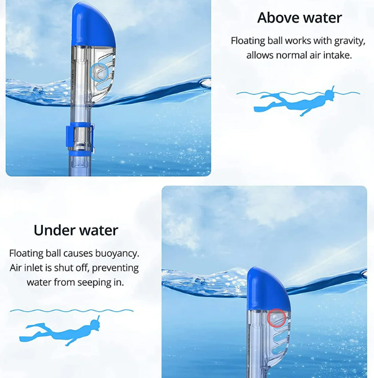 Foldable Anti-Fog Diving Mask Set