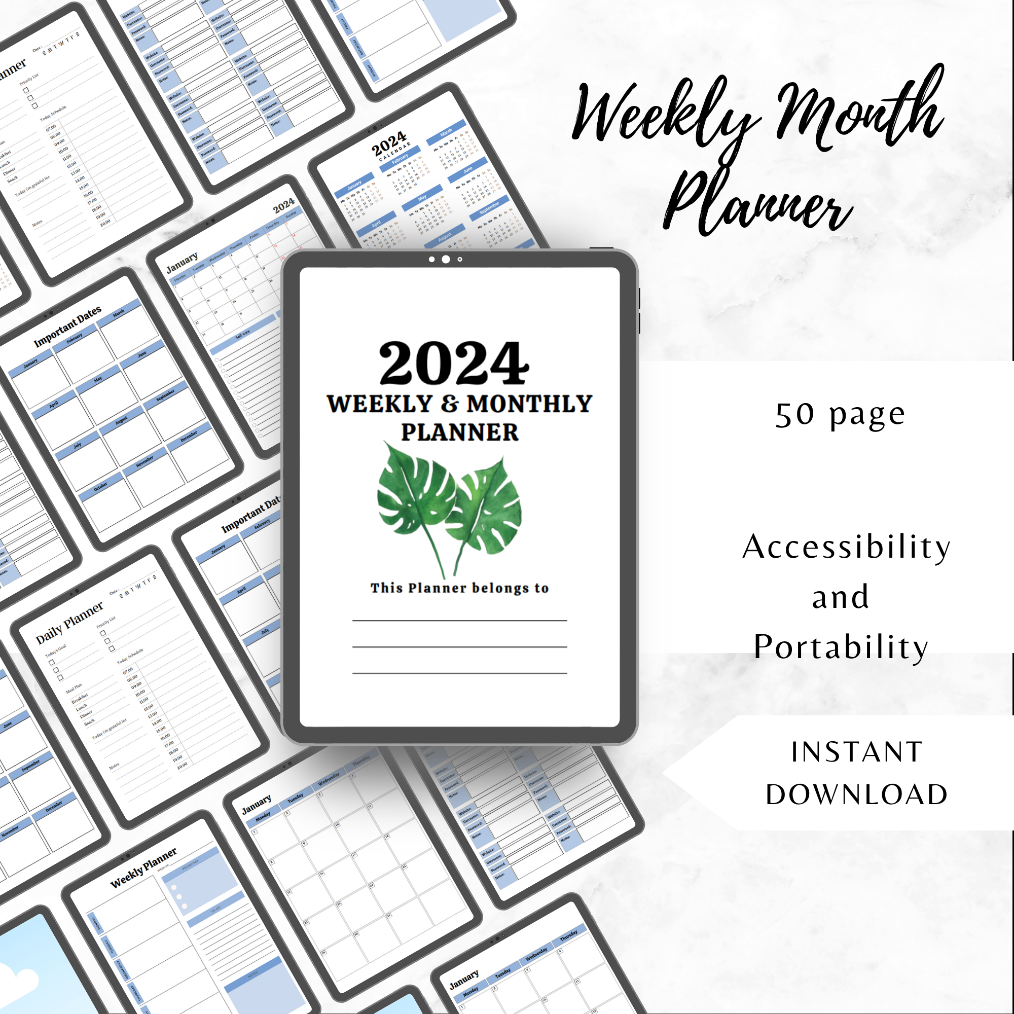 The Ultimate Time Mastery Planner: Daily, Weekly & Monthly Organization