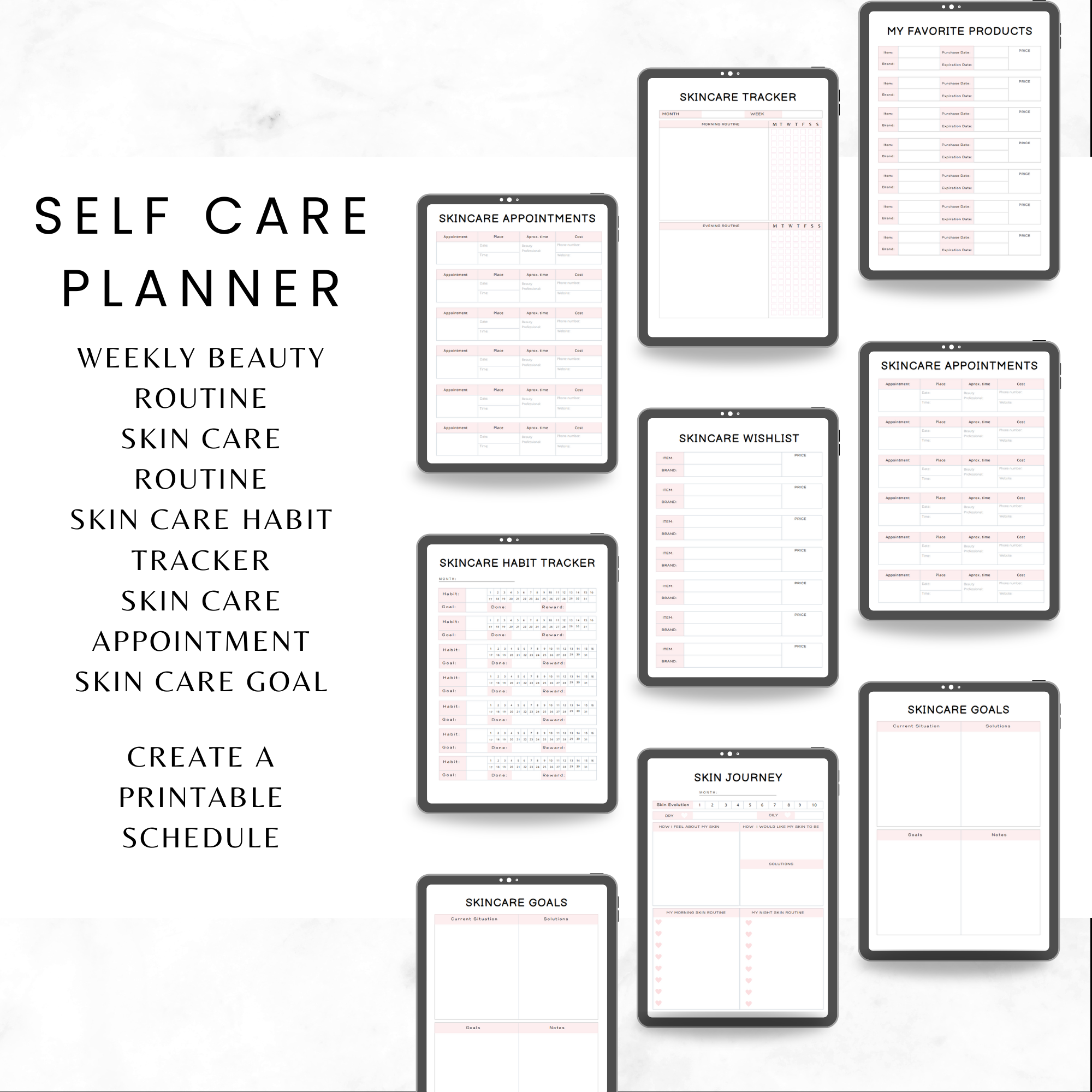Self-Care Planner