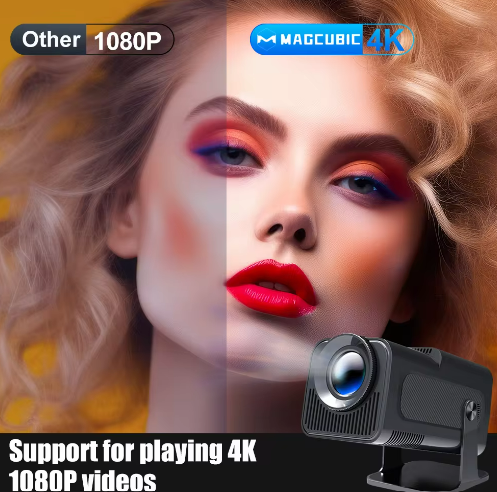 Magcubic HY320 4K UHD Portable Cinema Projector with Dual WiFi 6 & BT 5.0
