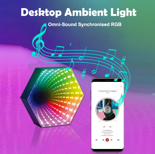 Decoration Hexagon RGB Gaming Light RGB