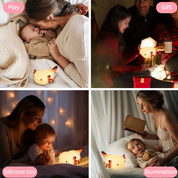 Adorable Axolotl Night Light