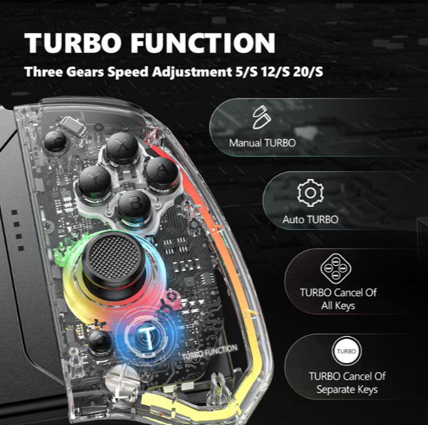 Gaming Mouse with Turbo Function