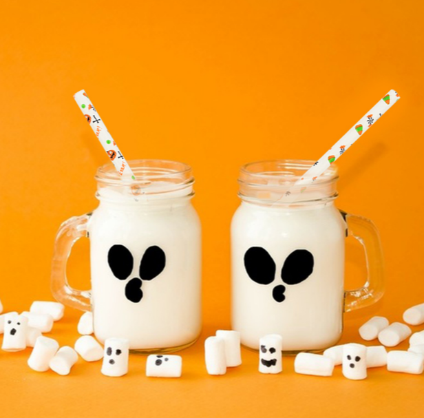 Halloween Themed Straw Set (Random Design)