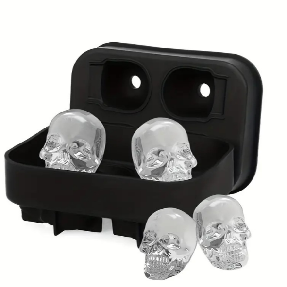 Skull Ice Cube Whiskey Glass