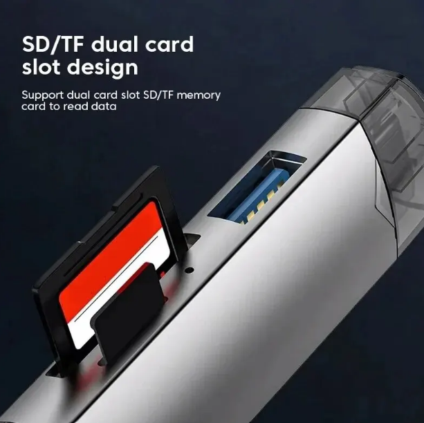 6-in-1 USB Card Reader