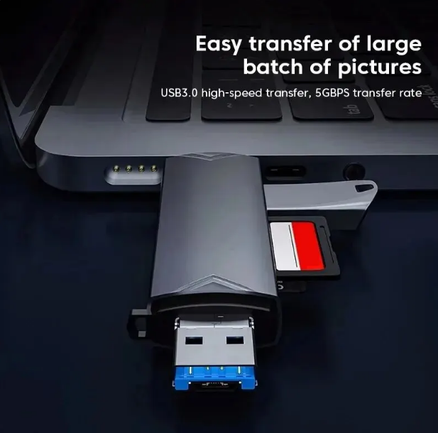 6-in-1 USB Card Reader