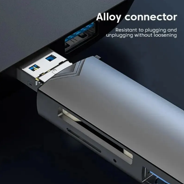 6-in-1 USB Card Reader