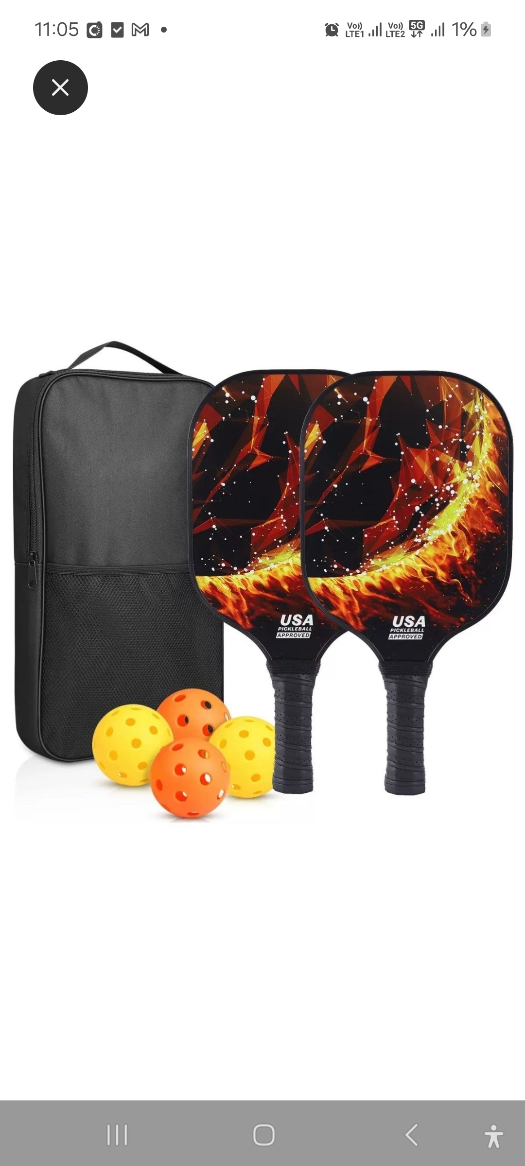 Pickleball Paddle Set