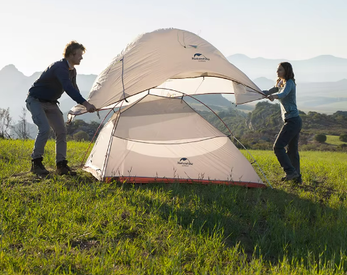 Two-person camping tent
