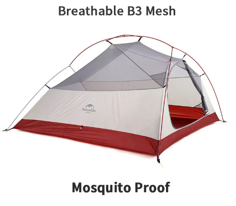 Two-person camping tent
