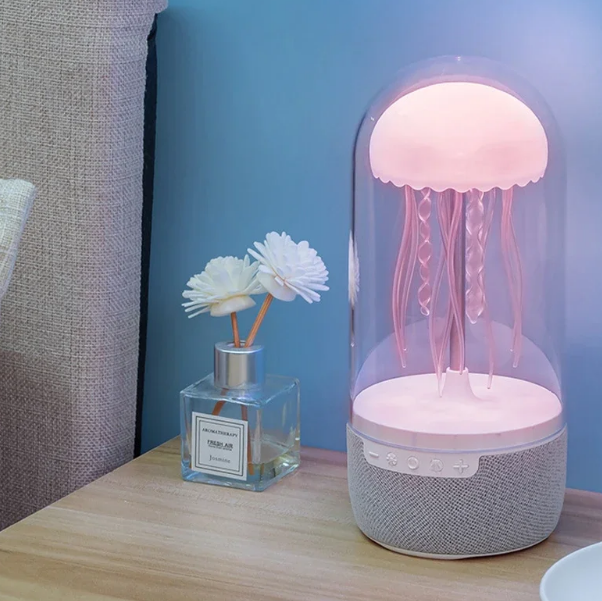 LED Jellyfish Lamp Speaker