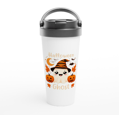 Halloween Ghost Travel Mug