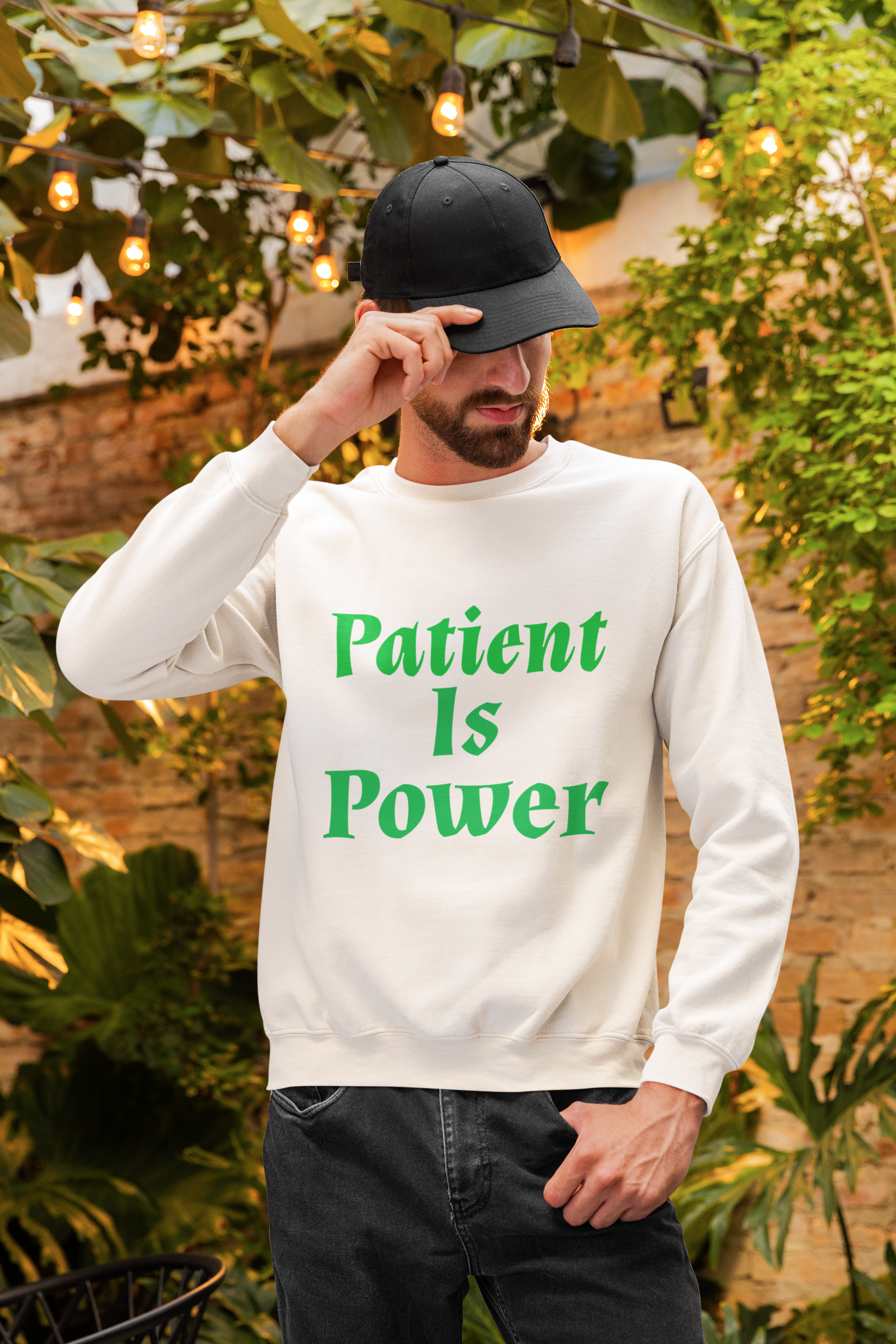 Patient Is Power Sweatshirt