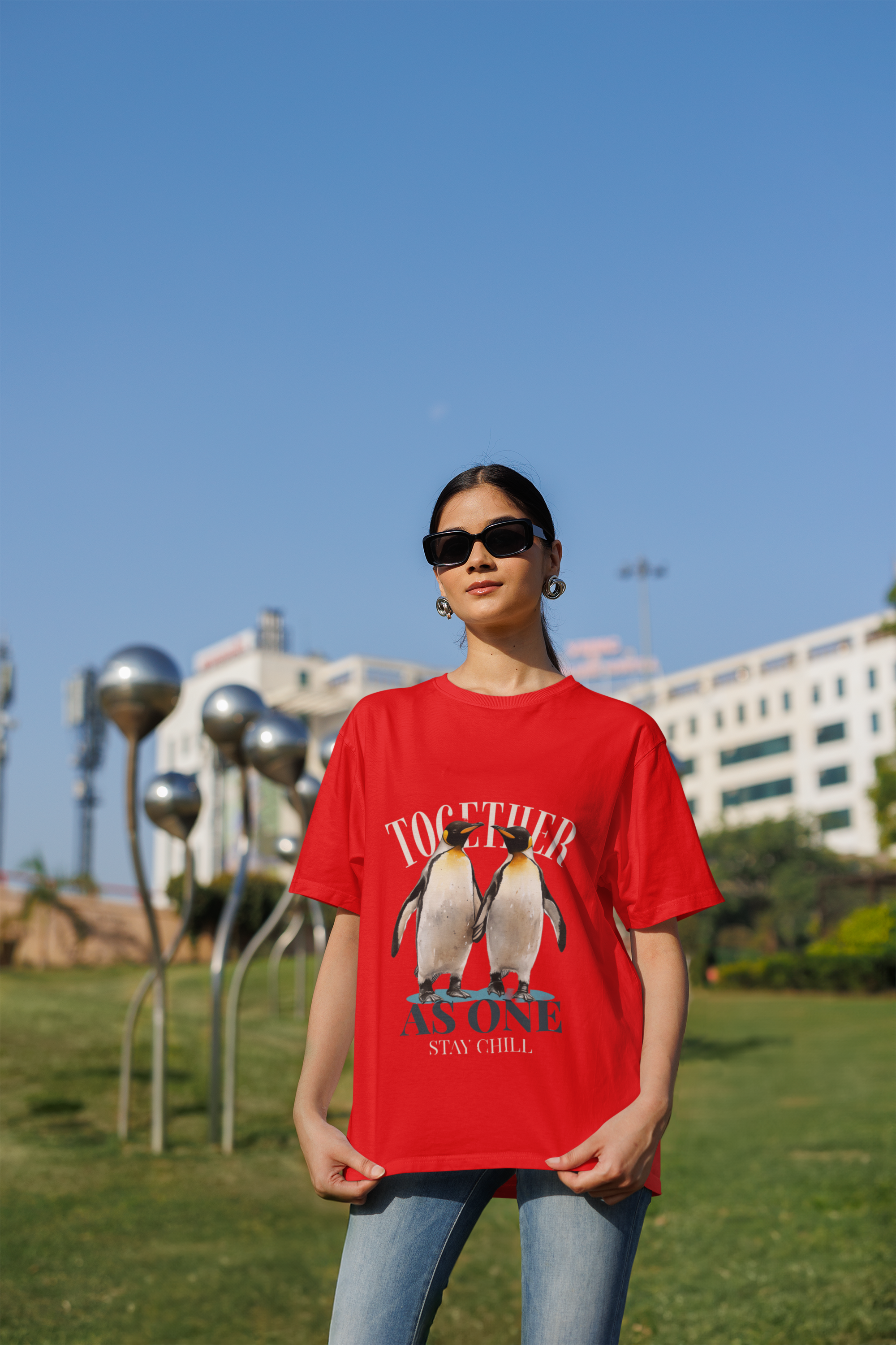 Penguin Together As One Stay Chill T-Shirt