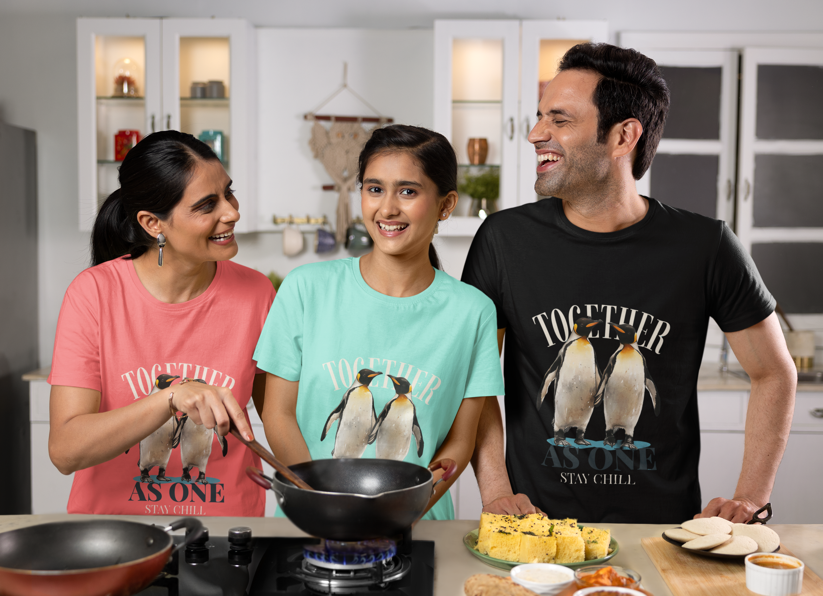 Penguin Together As One Stay Chill T-Shirt