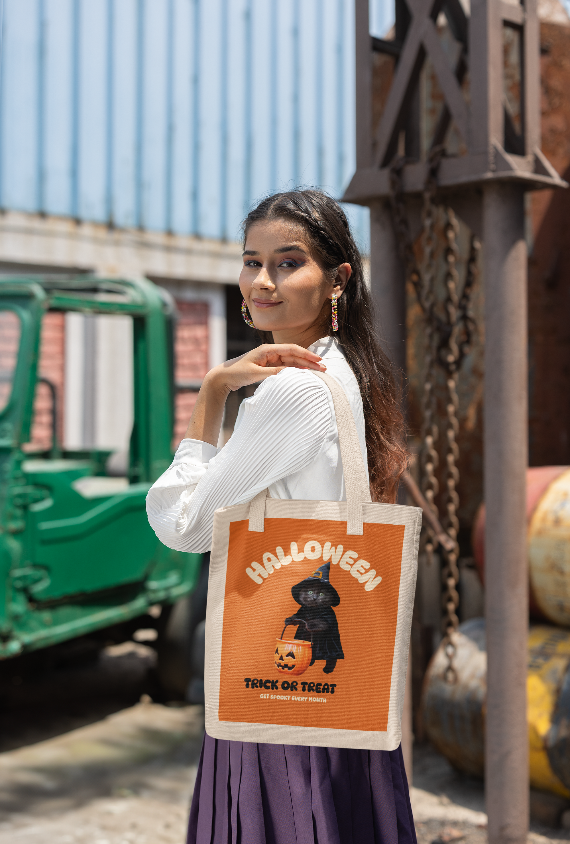 Halloween Themed Tote Bag