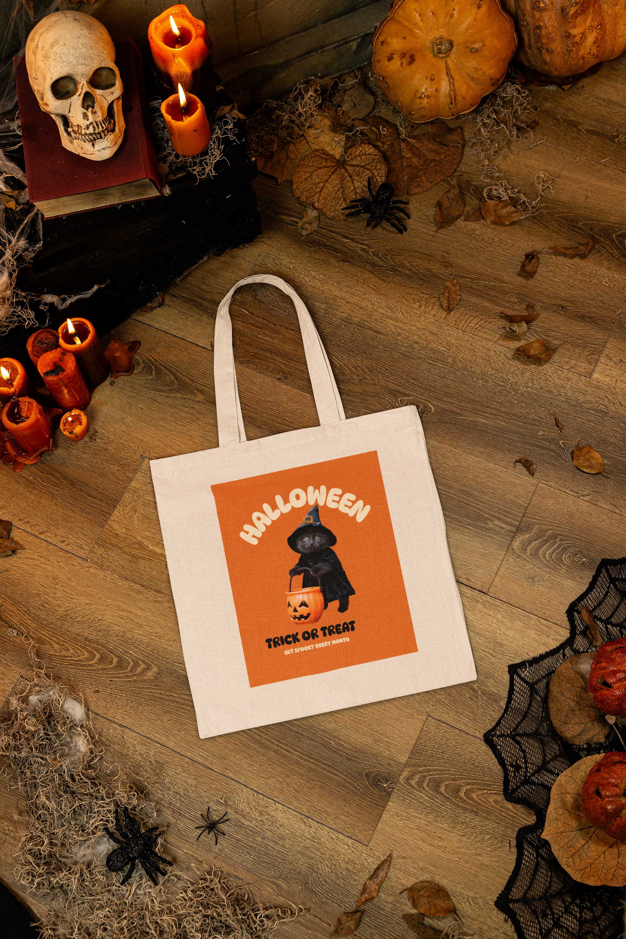 Halloween Themed Tote Bag