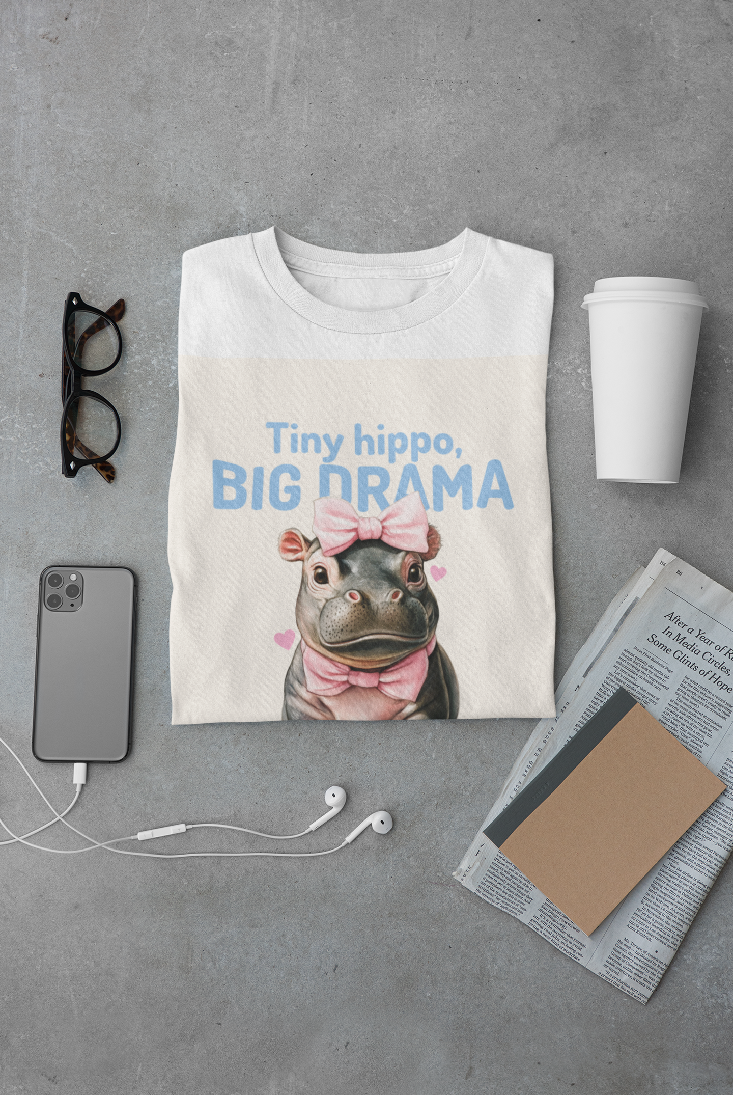 Tiny Hippo T-Shirt
