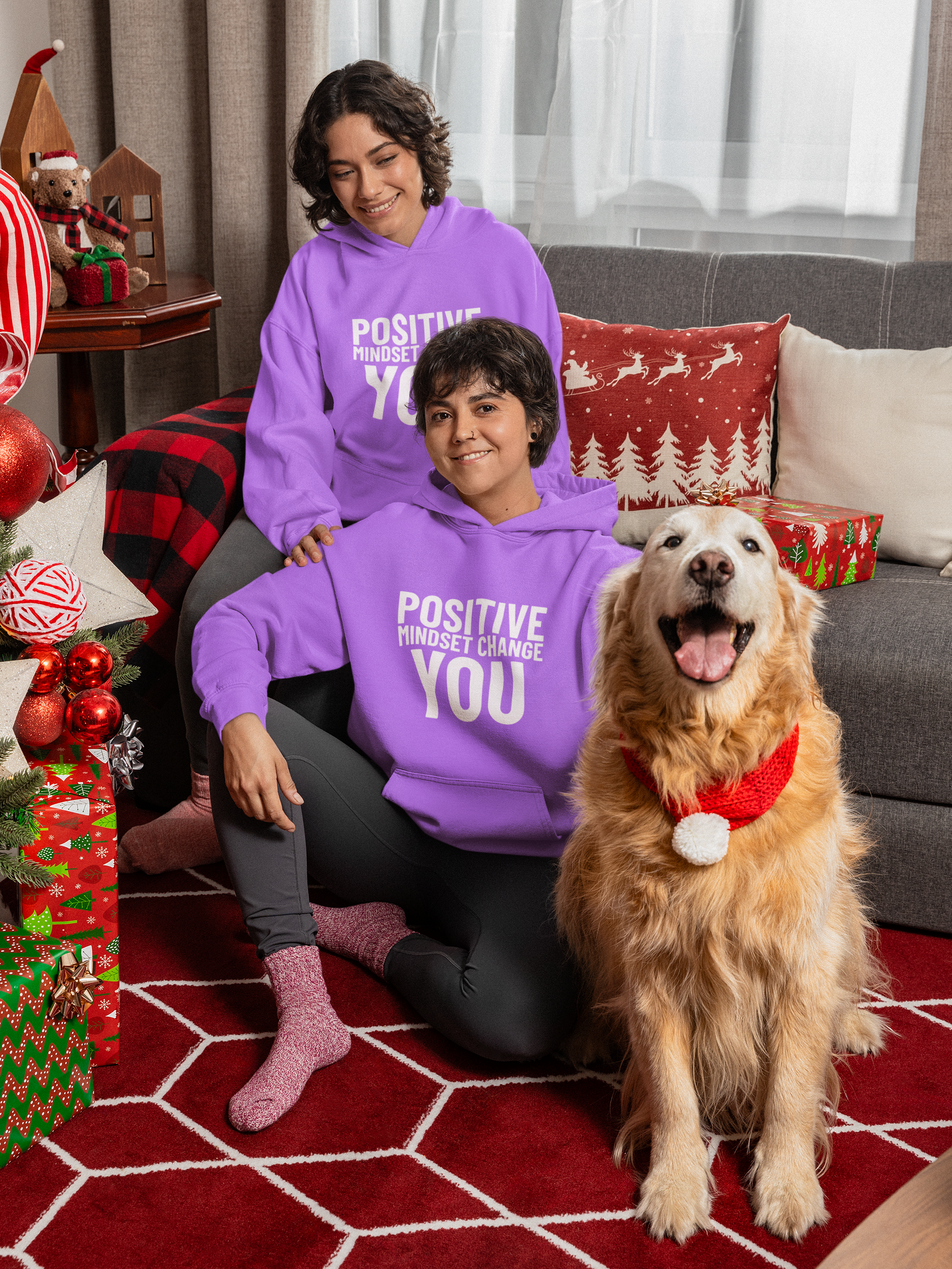 Purple Motivational Hoodie