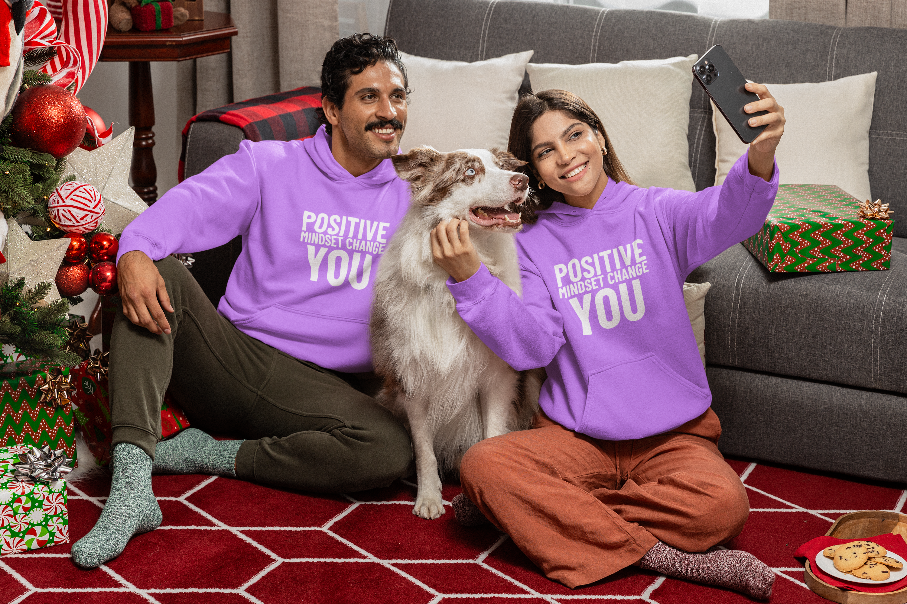Purple Motivational Hoodie