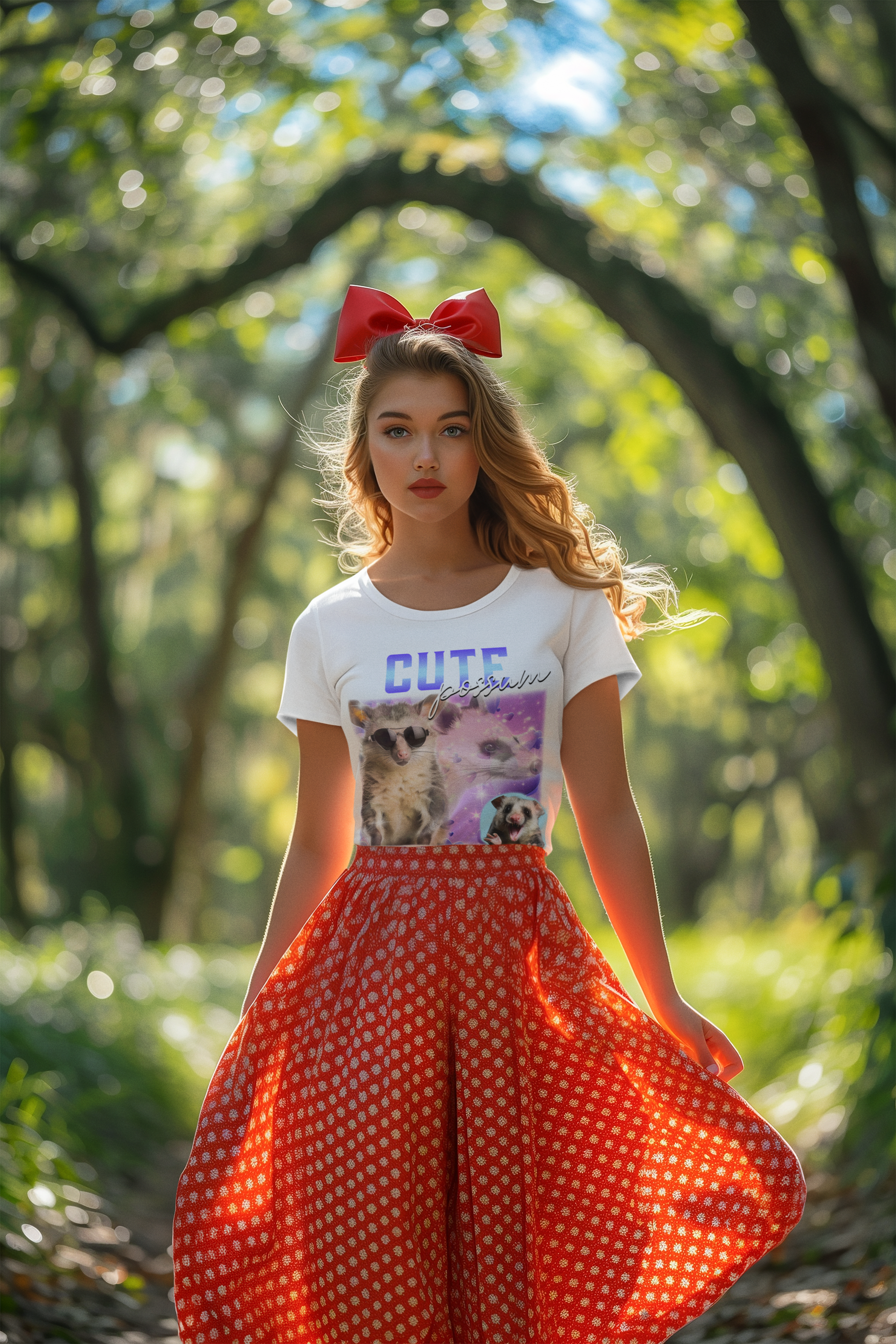 Cute Animal Print T-Shirt