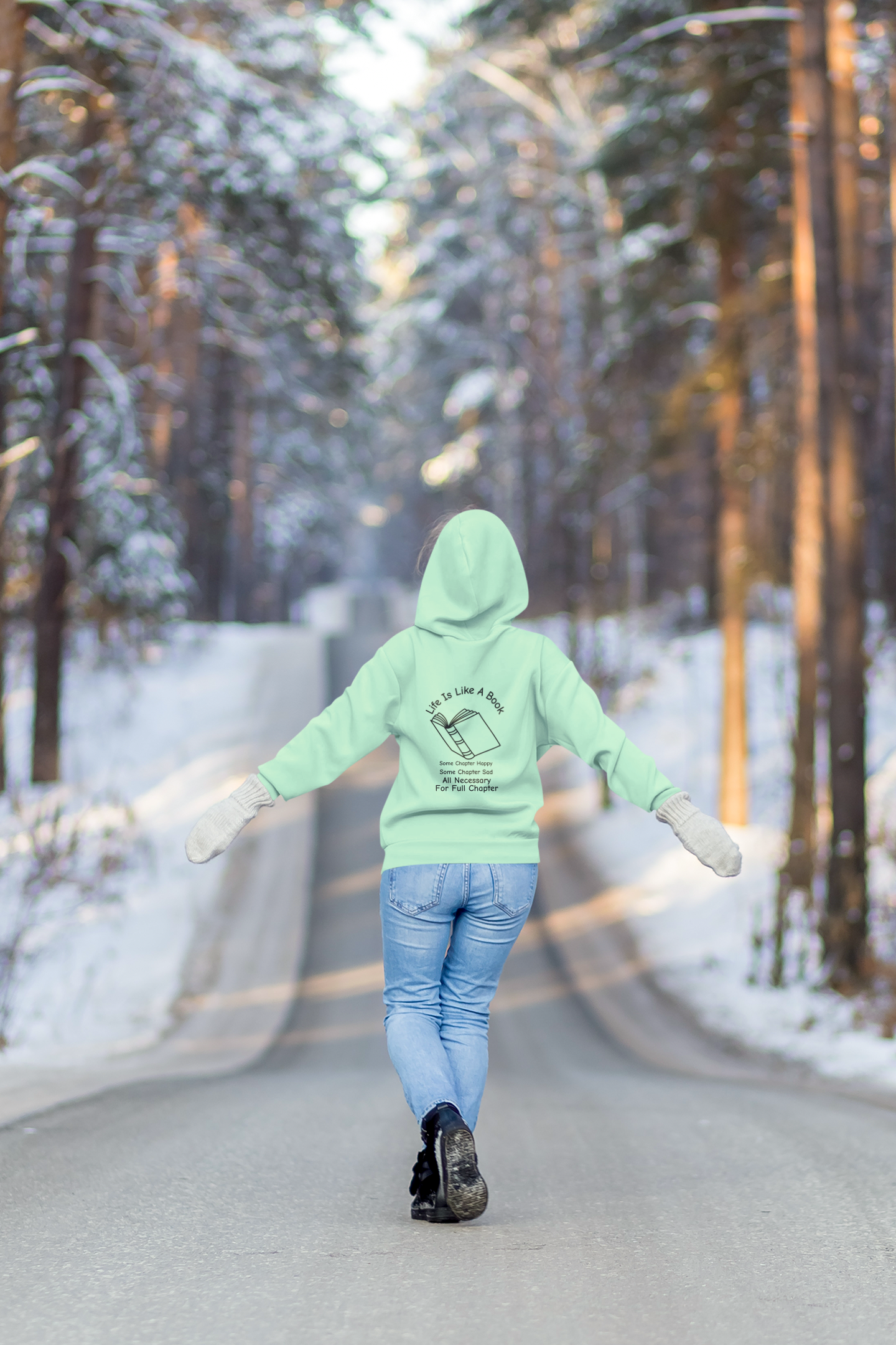 Life Is Like A Book Hoodie