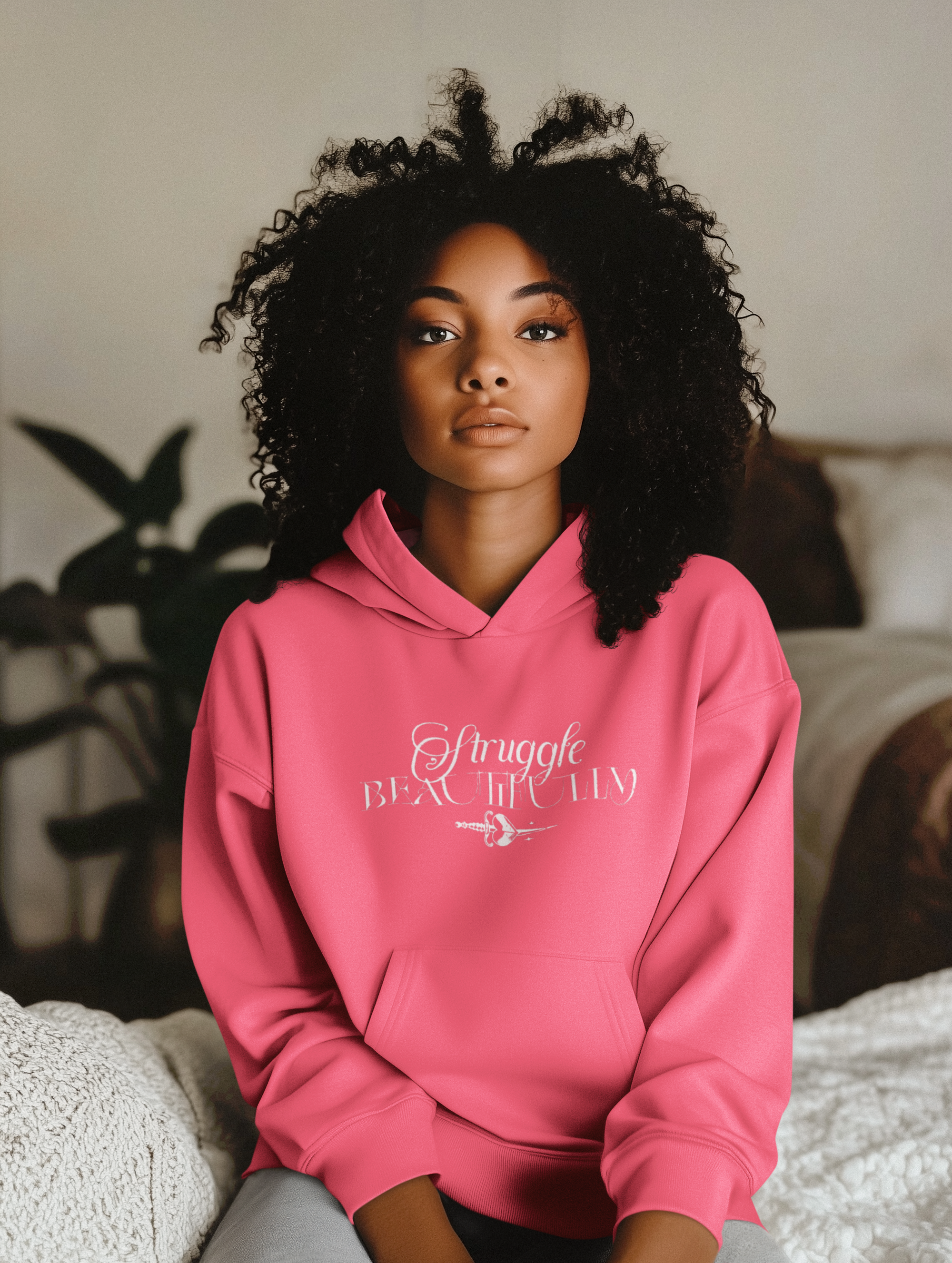 Struggle Beautifully Graphic Hoodie