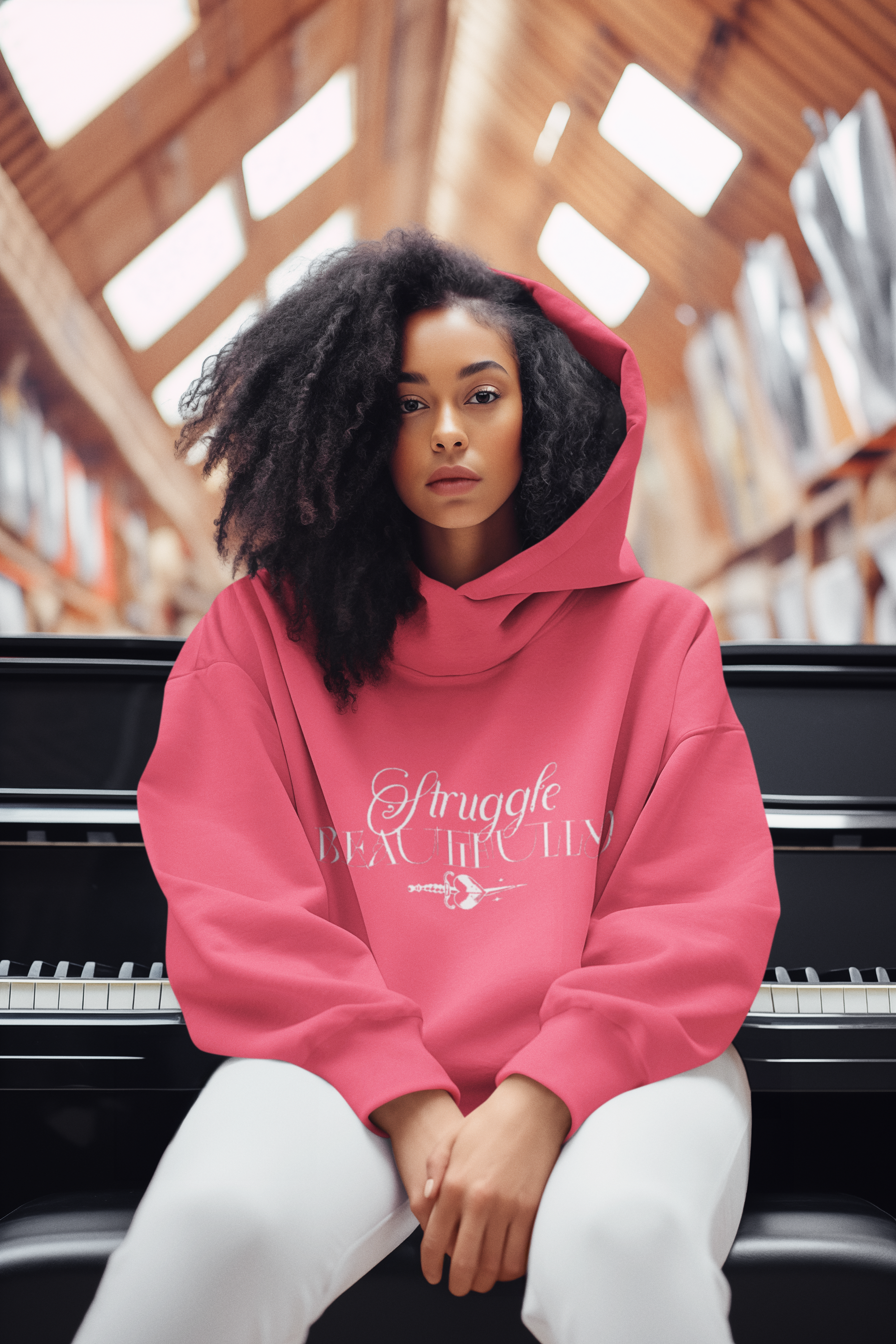 Struggle Beautifully Graphic Hoodie