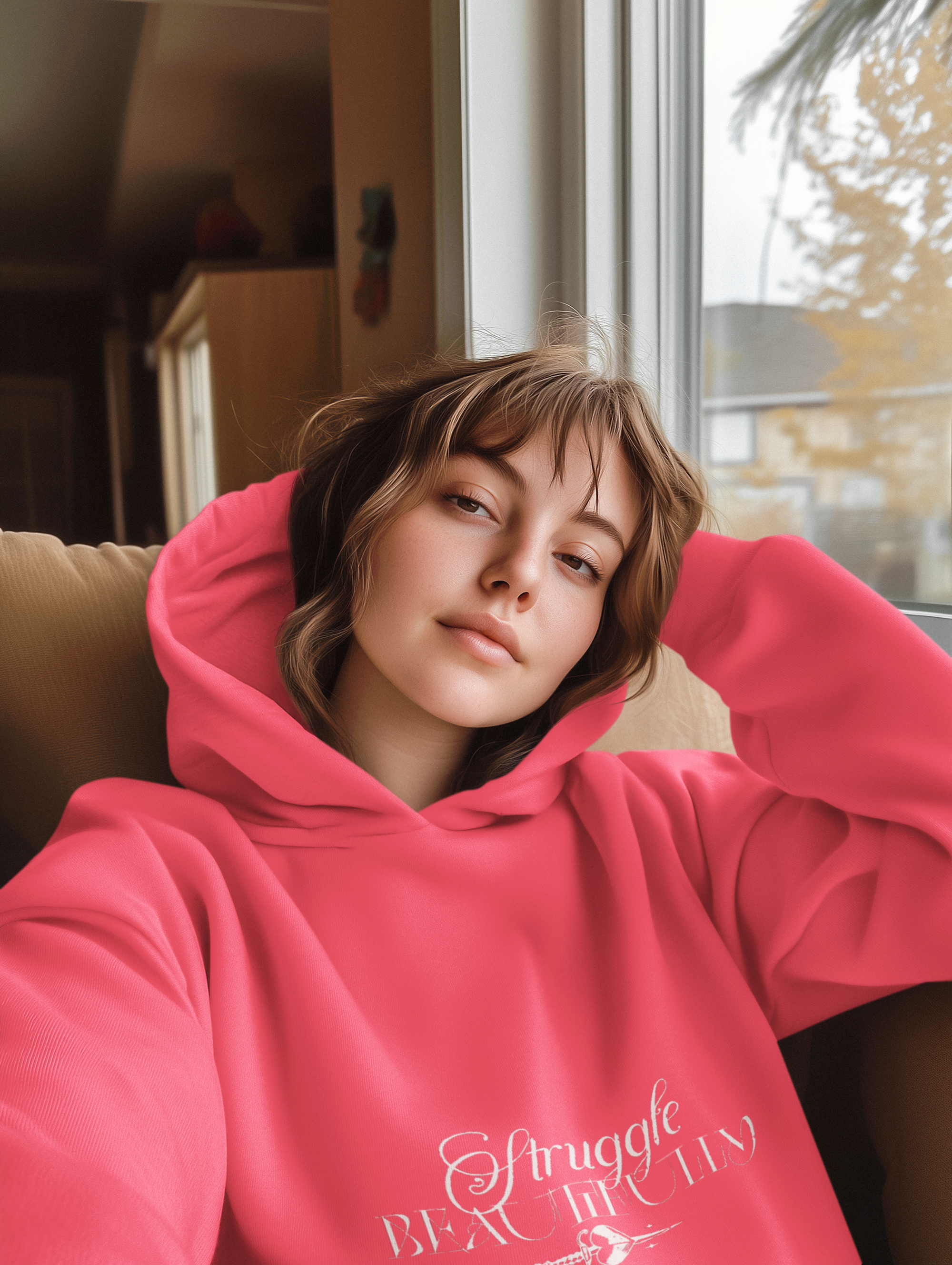 Struggle Beautifully Graphic Hoodie