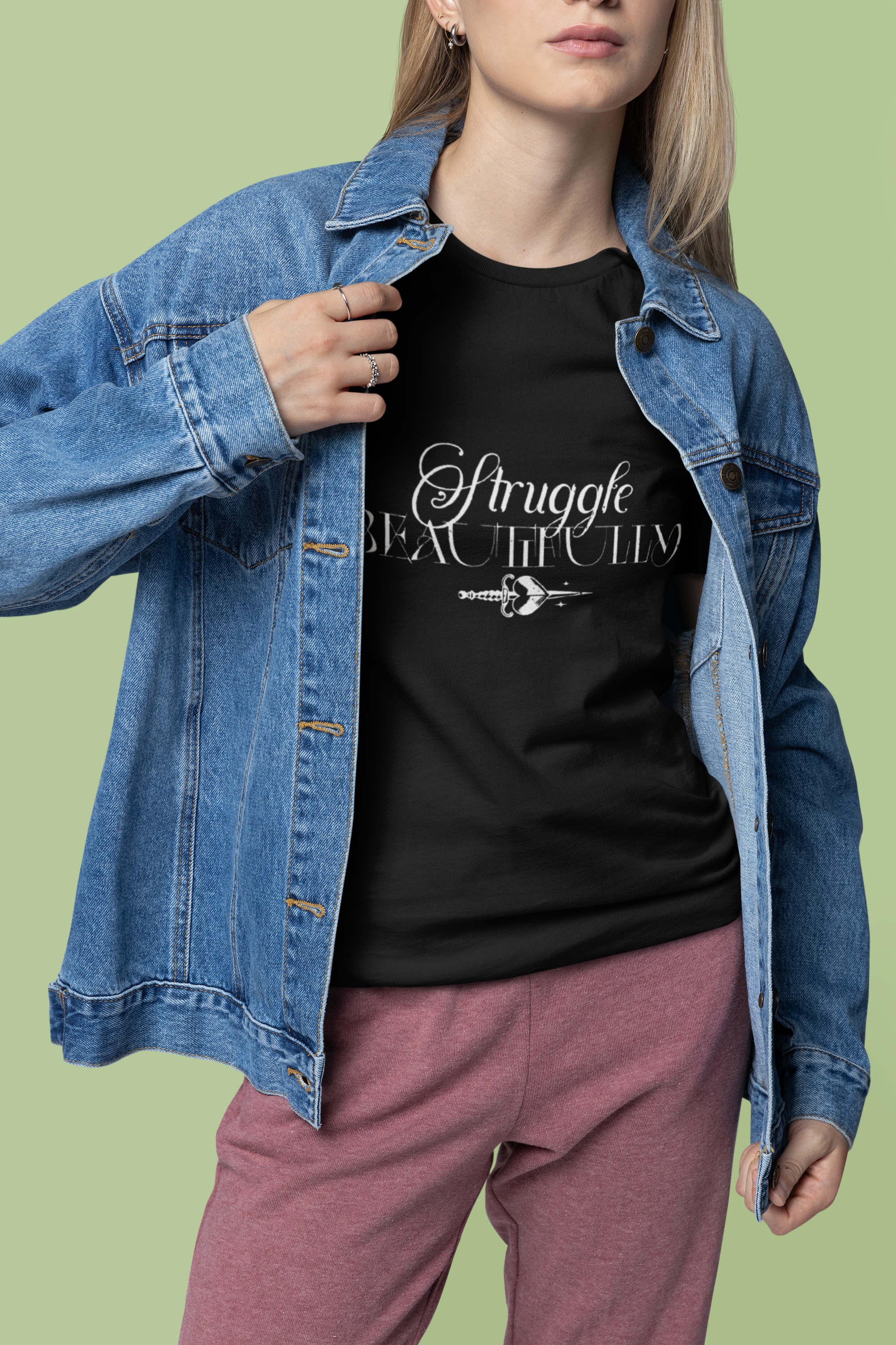 Struggle Beautifully Graphic Hoodie