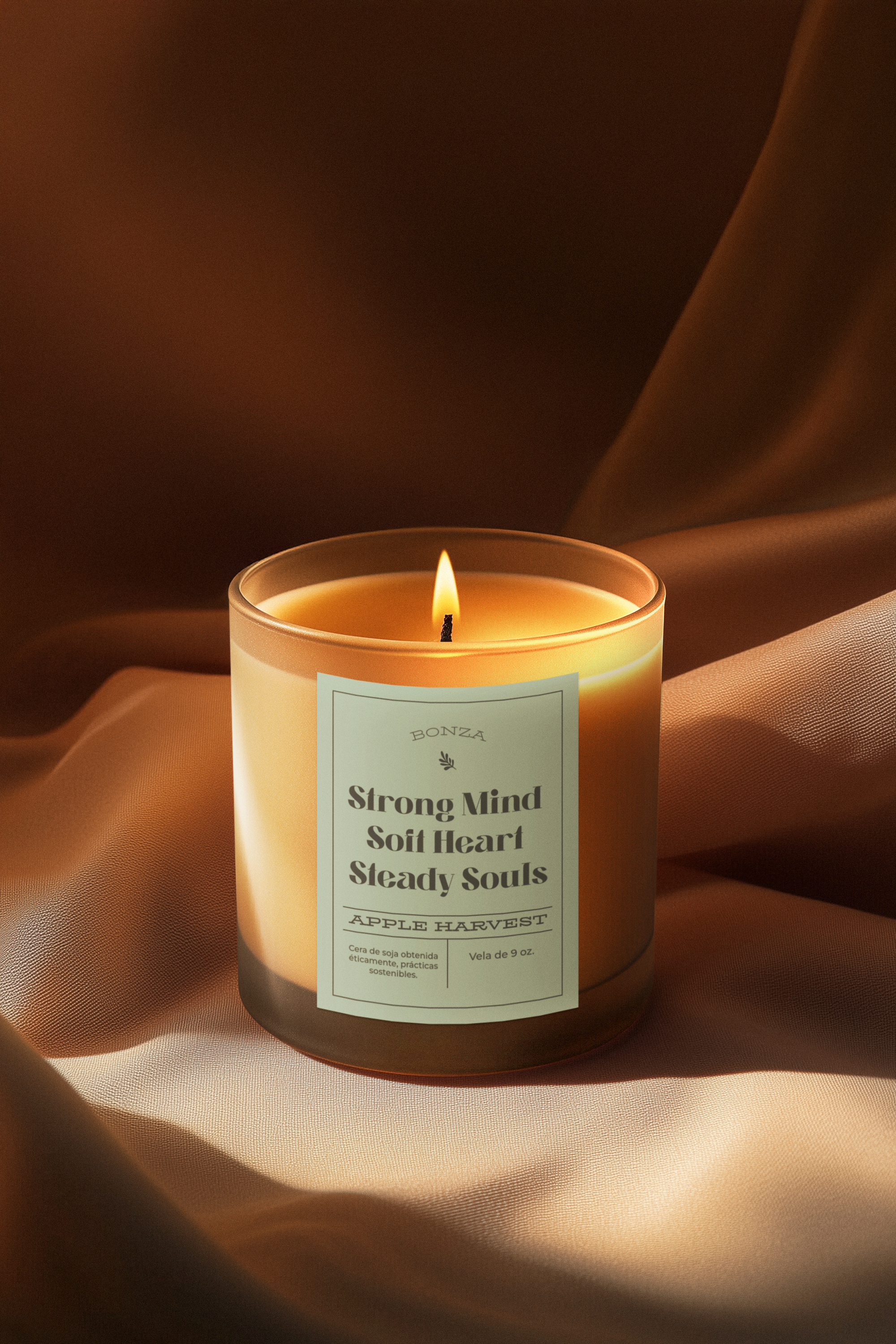 Strong Mind Soft Heart Steady Souls Scented Candle