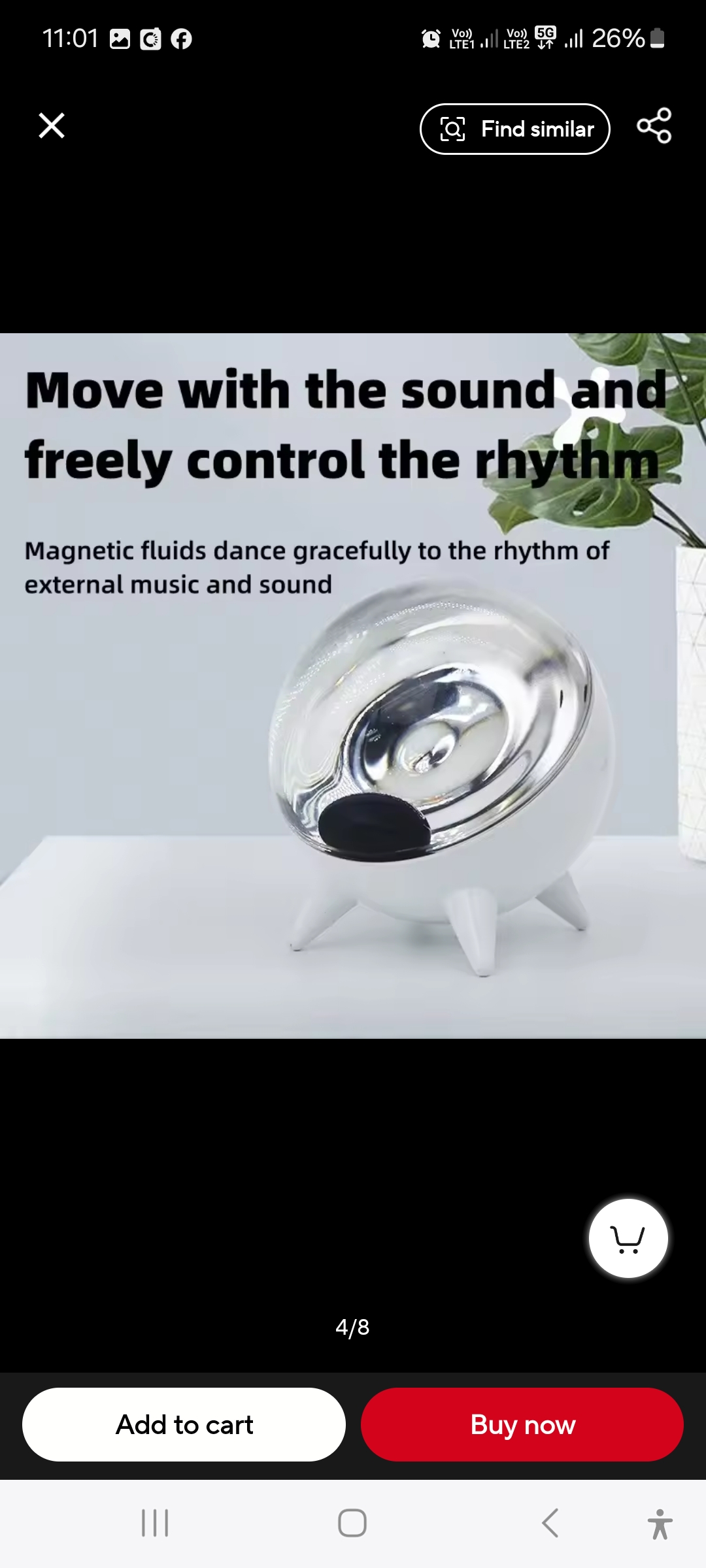 Spherical Magnetic Fluid Pickup