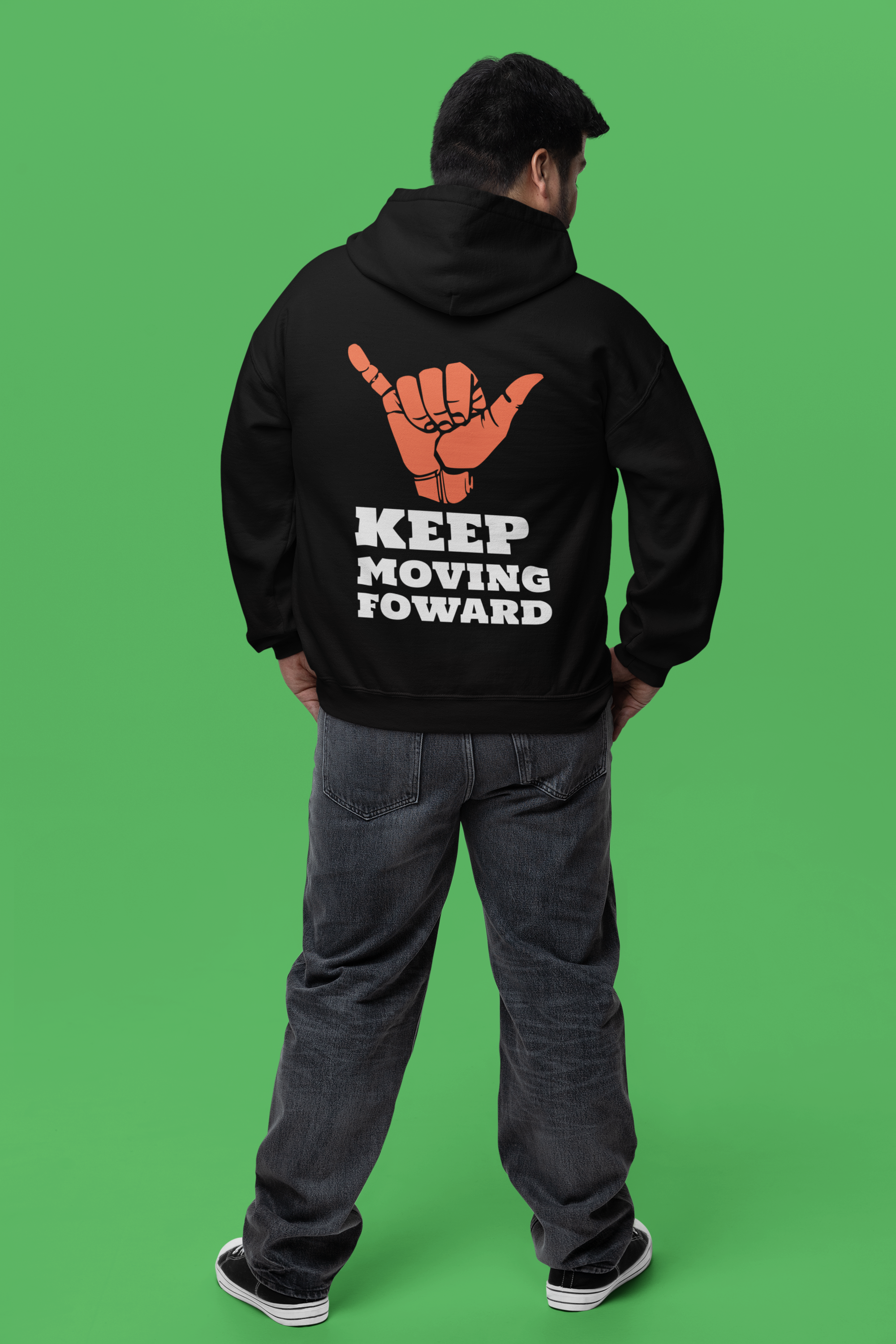 Keep Moving Forward Motivational Hoodie