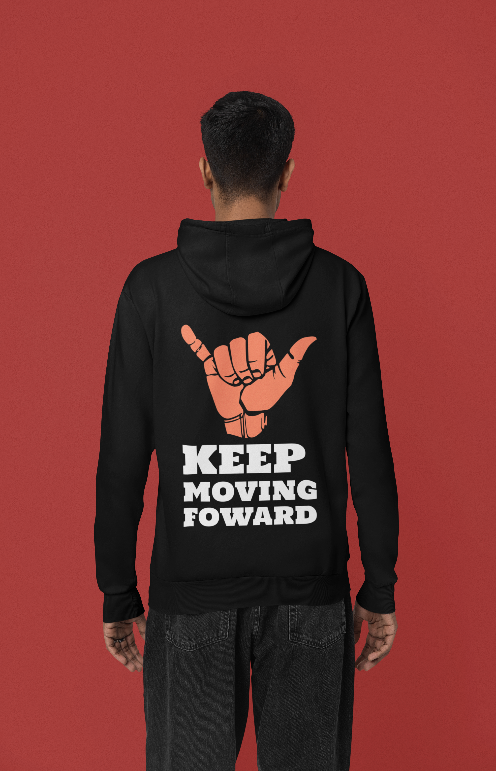 Keep Moving Forward Motivational Hoodie
