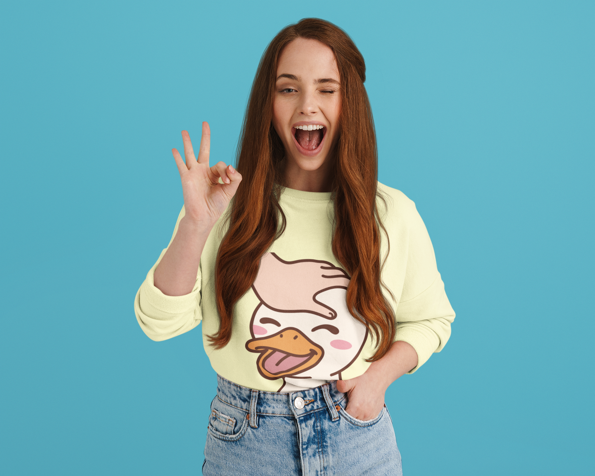 Cute Duck Sweatshirt