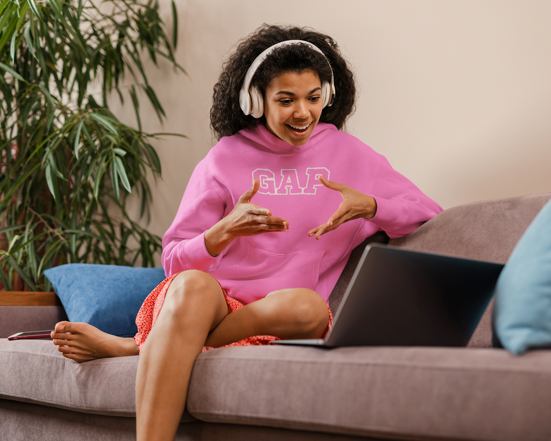 Pink GAP Hoodie