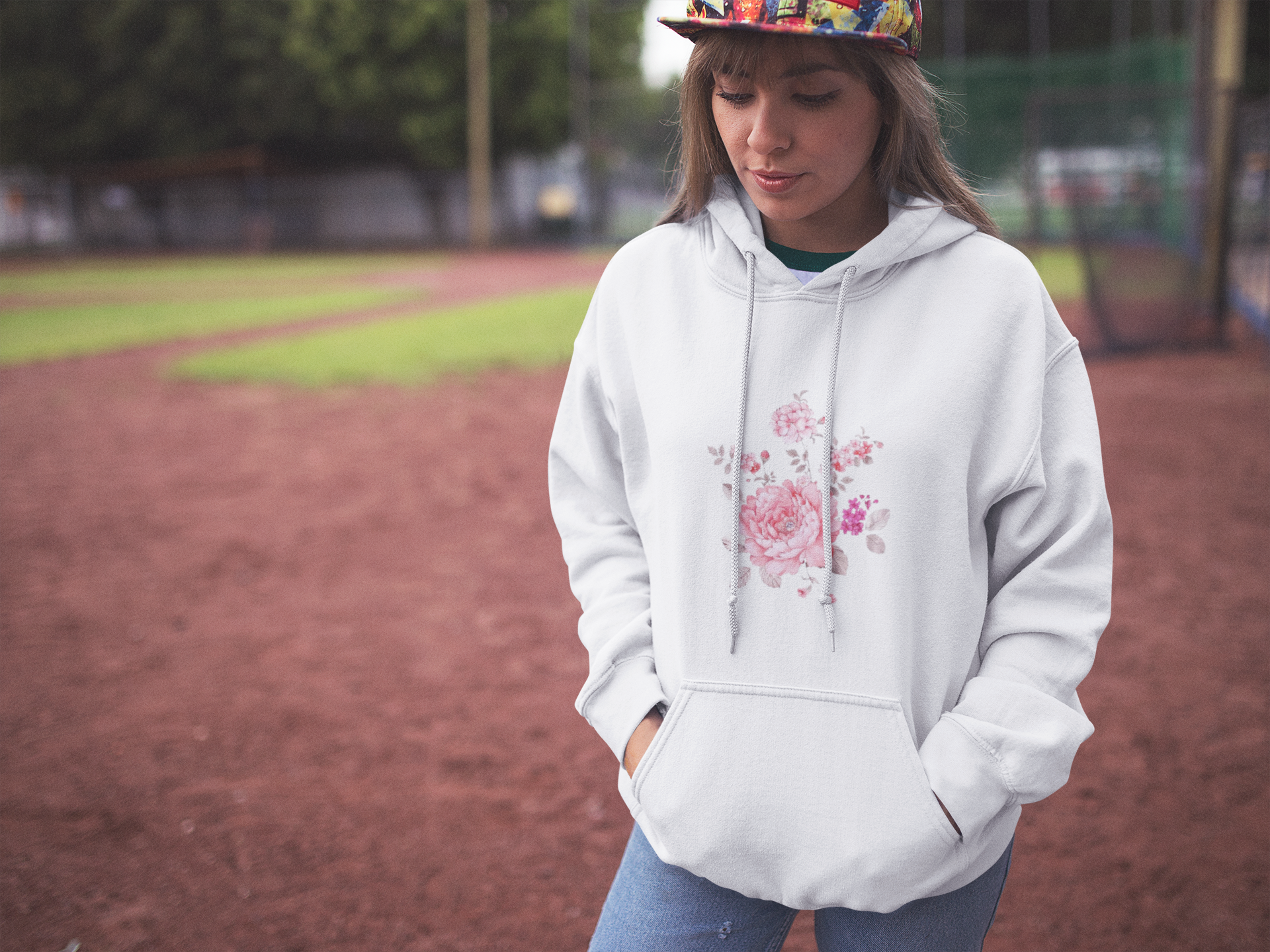 Floral Hoodie