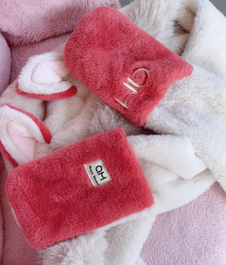 Winter Hooded Scarf with Cute Ears