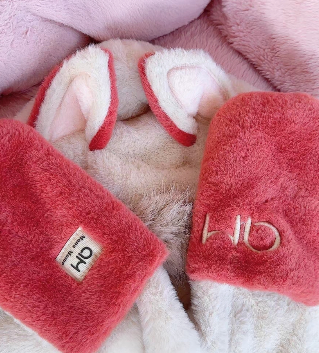 Winter Hooded Scarf with Cute Ears