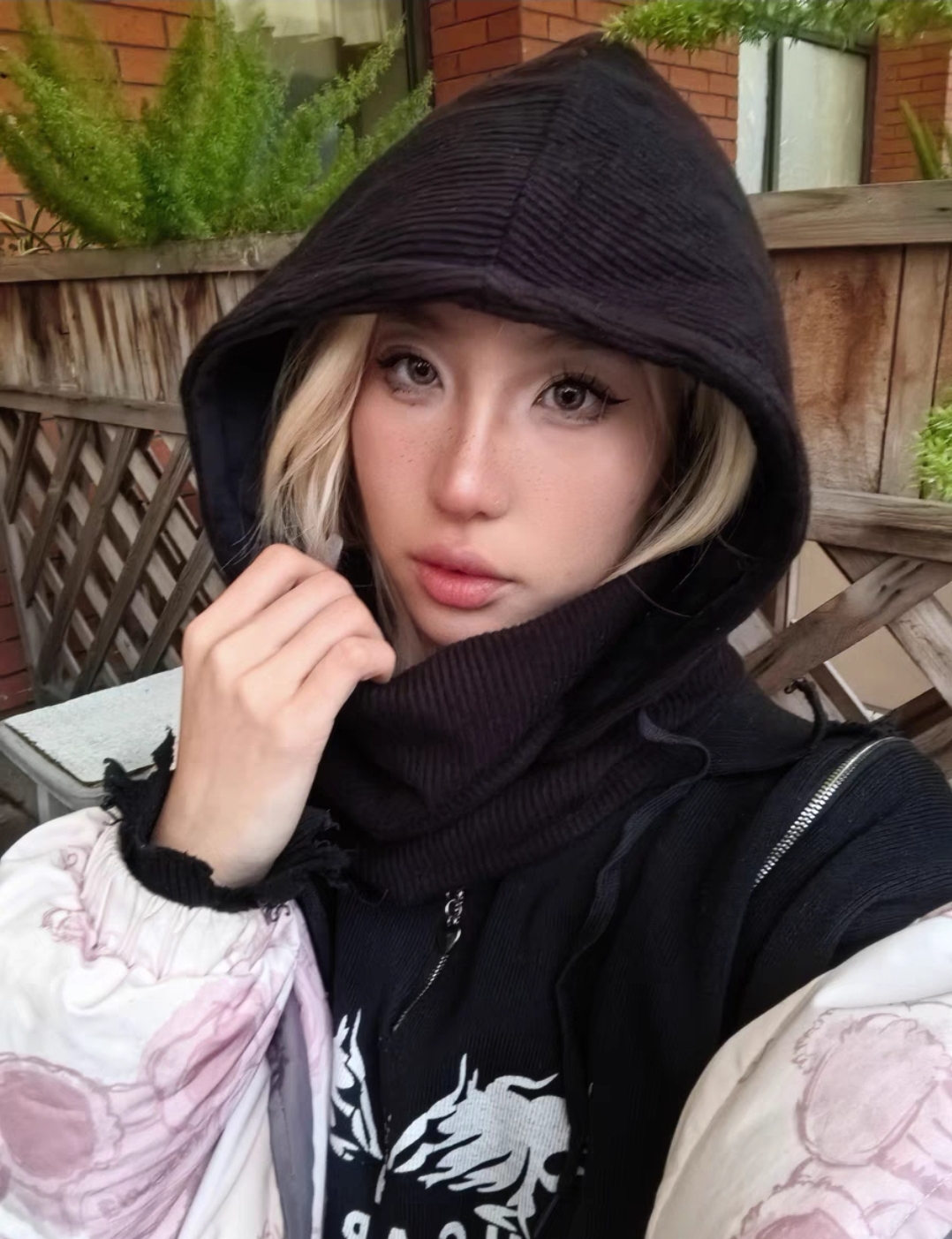 Winter Hooded Scarf