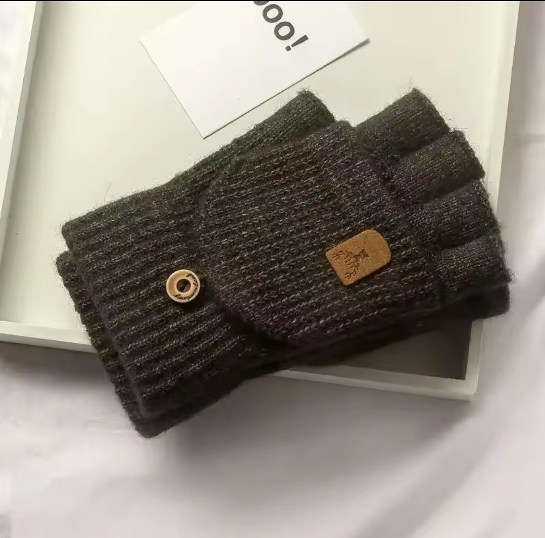 Fingerless Knitted Gloves