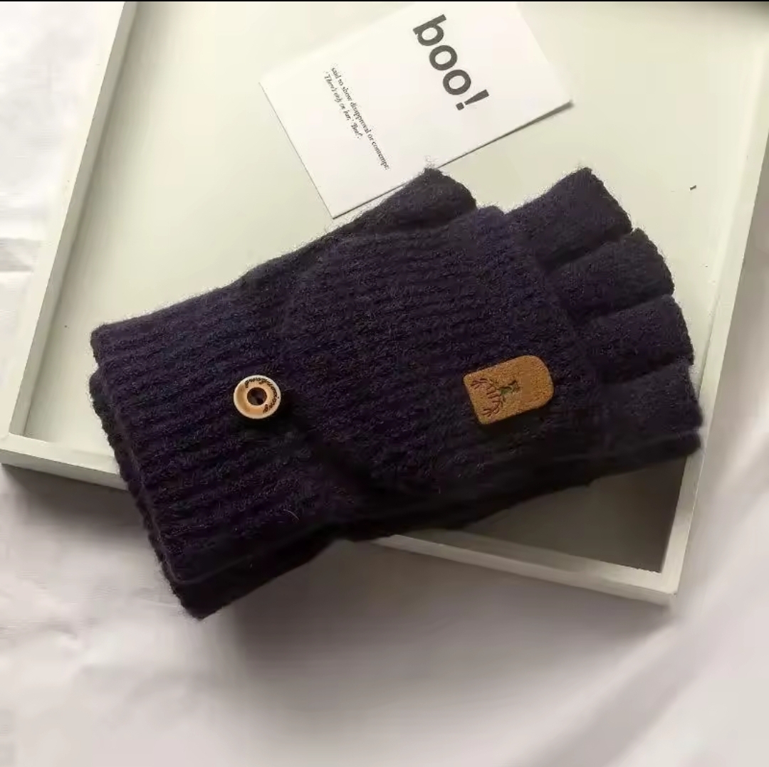 Fingerless Knitted Gloves