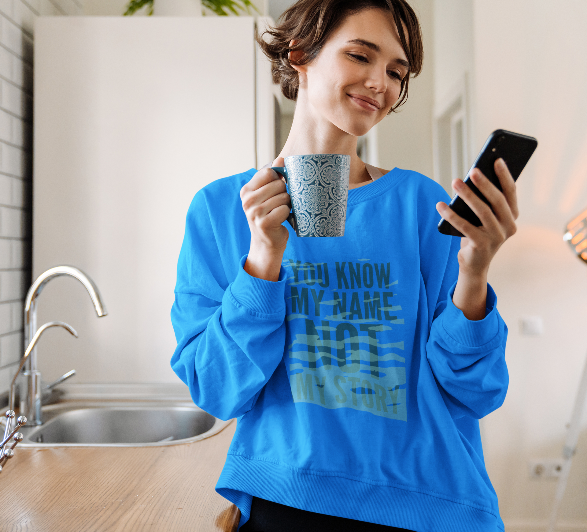 You Know My Name Not My Story Crewneck