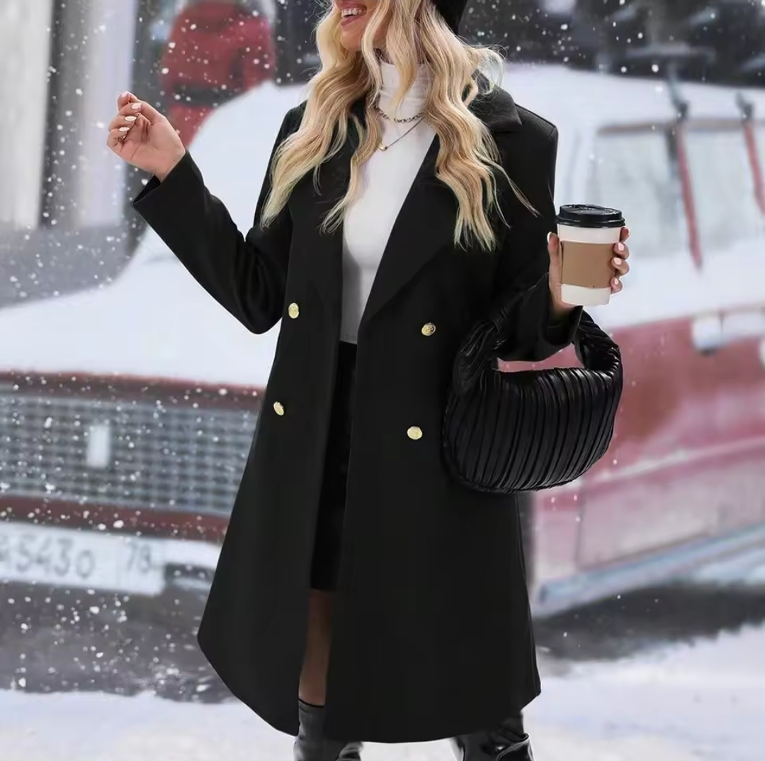 Women's Burgundy Winter Coat
